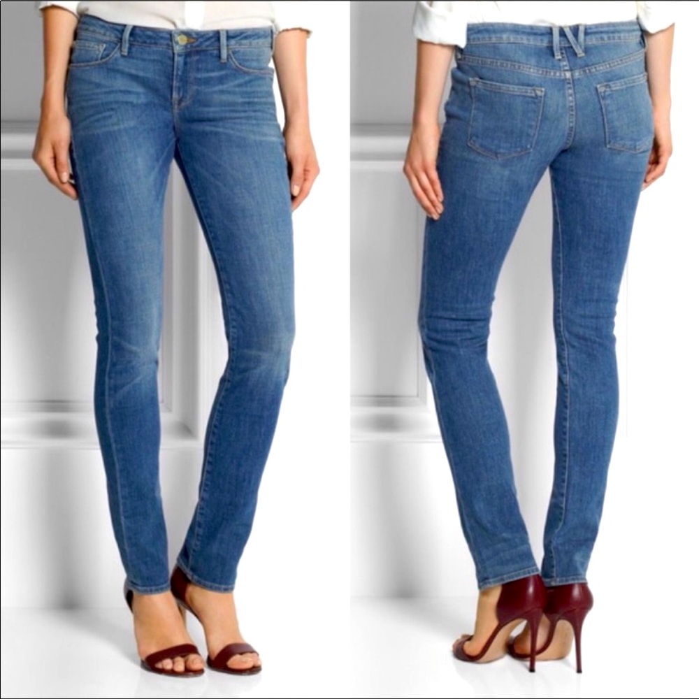 Frame Denim Women's Straight Leg Jeans in Medium Blue
